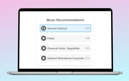 Add Music to Video for enhancing your content with background tracks and customizable audio settings.